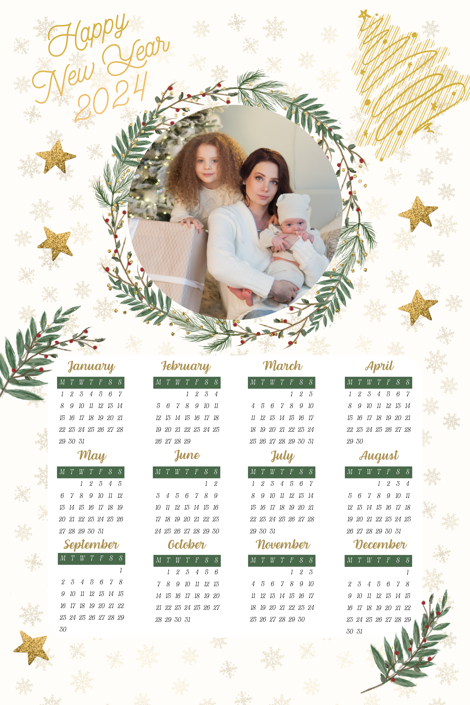 Calendari Natalizi da personalizzare con foto Calendari Natalizi da personalizzare con foto